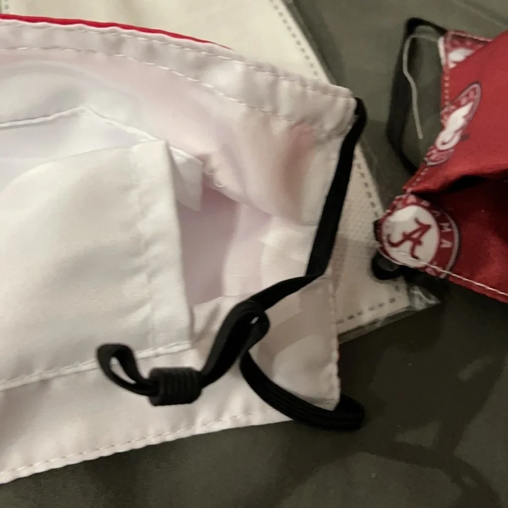 6/$20 NEW set/2 Alabama adjustable face masks